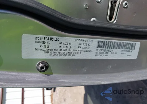 2015 Chrysler 300C из США, поврежденный, VIN 2C3CCAEGXFH868273